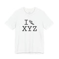 I Run ___ unisex T, black logo