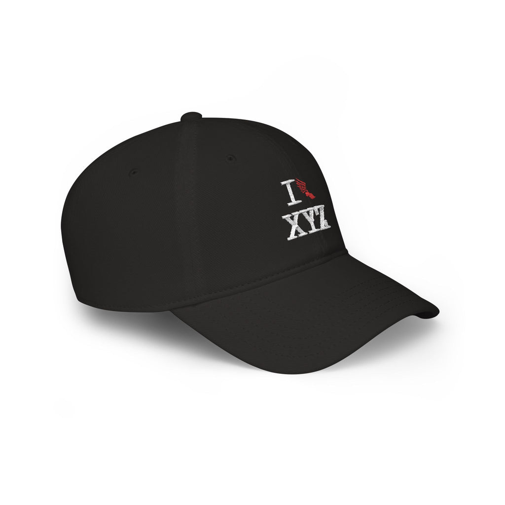 I Run baseball cap, red logo