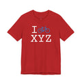 I Bike unisex T, light blue bike