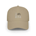 I Bike baseball cap, black bike