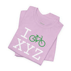 I Bike unisex T, green bike