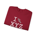 I Run sweatshirt, grey logo