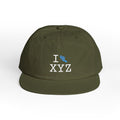 I Run athletic hat, light blue logo